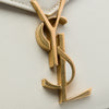Secondhand Saint Laurent Grain De Poudre Monogram Cassandra Chain Wallet