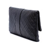 Chanel Quilted Lambskin Grip Clutch Secondhand