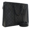 Secondhand Louis Vuitton Monogram Eclipse Sac Plat Horizontal Zipper