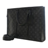 Secondhand Louis Vuitton Monogram Eclipse Sac Plat Horizontal Zipper