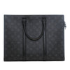 Secondhand Louis Vuitton Monogram Eclipse Sac Plat Horizontal Zipper