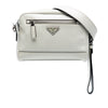 Prada Saffiano Travel Triangle Wristlet Crossbody Secondhand