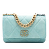 Chanel Denim 19 Flap Wallet On Chain Secondhand