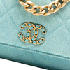 Chanel Denim 19 Flap Wallet On Chain Secondhand