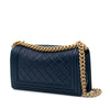 Secondhand Chanel Old Medium Quilted Lambskin Boy Flap