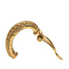 Chanel Gold Plated Hoop Clip on Earrings Secondhand