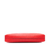 LOEWE Embossed Anagram Leather Repeat T Clutch Secondhand