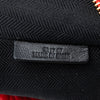 LOEWE Embossed Anagram Leather Repeat T Clutch Secondhand