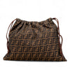Fendi Zucca Canvas Drawstring Pouch Secondhand