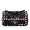 Chanel Mini Rectangular Classic Braided Tweed Single Flap Secondhand