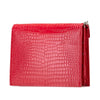 Saint Laurent Croc Embossed Leather Monogram Cassandra Clasp Bag Secondhand