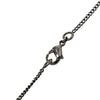 Chanel CC Ruthenium Plated Pendant Necklace Secondhand