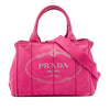 Prada Small Canvas Canapa Logo Tote Secondhand