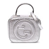 Gucci Matelasse Metallic Calfskin Blondie Top Handle Satchel Secondhand