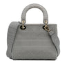 Secondhand Dior Medium Canvas Cannage Lady D Lite