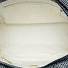 Chanel CC Striped Canvas Shopper Tote Secondhand