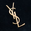Saint Laurent Suede Monogram Kate Chain Wallet Secondhand