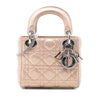 Secondhand Dior Mini Iridescent Lambskin Cannage Lady Dior