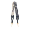 Dior Oblique Embroidered Canvas Studded Shoulder Strap Secondhand