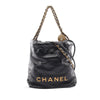 Chanel Mini Shiny Calfskin 22 Handbag Secondhand