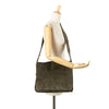 Fendi Zucca Suede Messenger Bag Secondhand