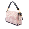 Secondhand Fendi Zucca Embroidered Canvas Baguette Satchel