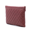 Chanel Medium Quilted Caviar Boy O Case Clutch Secondhand