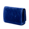 Chanel Quilted Velvet Boy Wallet On Chain Secondhand