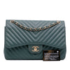Chanel Jumbo Classic Chevron Lambskin Double Flap Secondhand