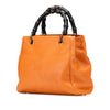 Gucci Small Calfskin Bamboo Shopper Satchel Secondhand