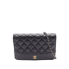 Chanel Quilted Aged Calfskin Gabrielle Wallet On Chain Secondhand