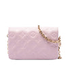 Louis Vuitton Monogram Embossed Lambskin Pochette Coussin Secondhand