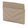 Saint Laurent Grain de Poudre Cassandre Matelasse Card Case Secondhand