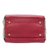 Burberry Small Derby Calfskin and House Check Canvas Canterbury Tote Secondhand
