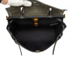Hermès Military Toile and Vache Hunter Herbag Zip 31 Secondhand