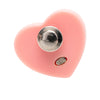 Chanel CC Resin Heart Brooch Secondhand