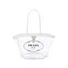 Prada PVC Canapa Logo Shopper Tote Secondhand