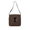 Fendi Zucca Canvas Shoulder Bag Secondhand