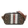 Burberry TB Monogram E-Canvas Stripe Camera Bag Secondhand