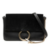 Chloé Small Suede and Calfskin Faye Crossbody Secondhand