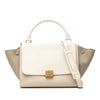 Celine Small Tricolor Calfskin Trapeze Satchel Secondhand