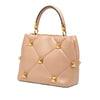 Valentino Small Nappa Roman Stud The Handle Bag Secondhand