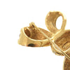Dior Gold Plated Strass Bow Brooch Secondhand