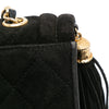 Chanel Quilted Suede Tassel Flap Secondhand