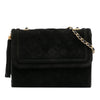 Chanel Quilted Suede Tassel Flap Secondhand