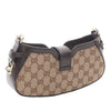 Gucci Mini GG Canvas Web Moon Side Shoulder Bag Secondhand