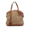 Gucci Medium GG Canvas Charm Dome Satchel Secondhand