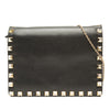 Valentino Leather Rockstud Wallet On Chain Secondhand