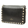 Valentino Leather Rockstud Wallet On Chain Secondhand