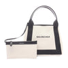 Balenciaga Canvas Navy Cabas S Tote Secondhand
